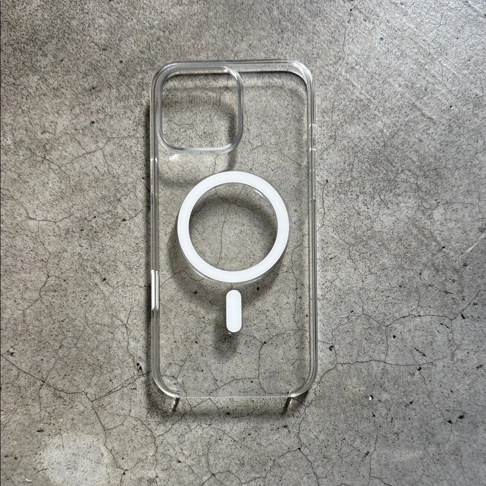 Apple clear case